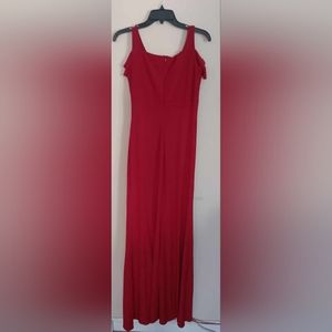 Red R & M Dress. Size 6